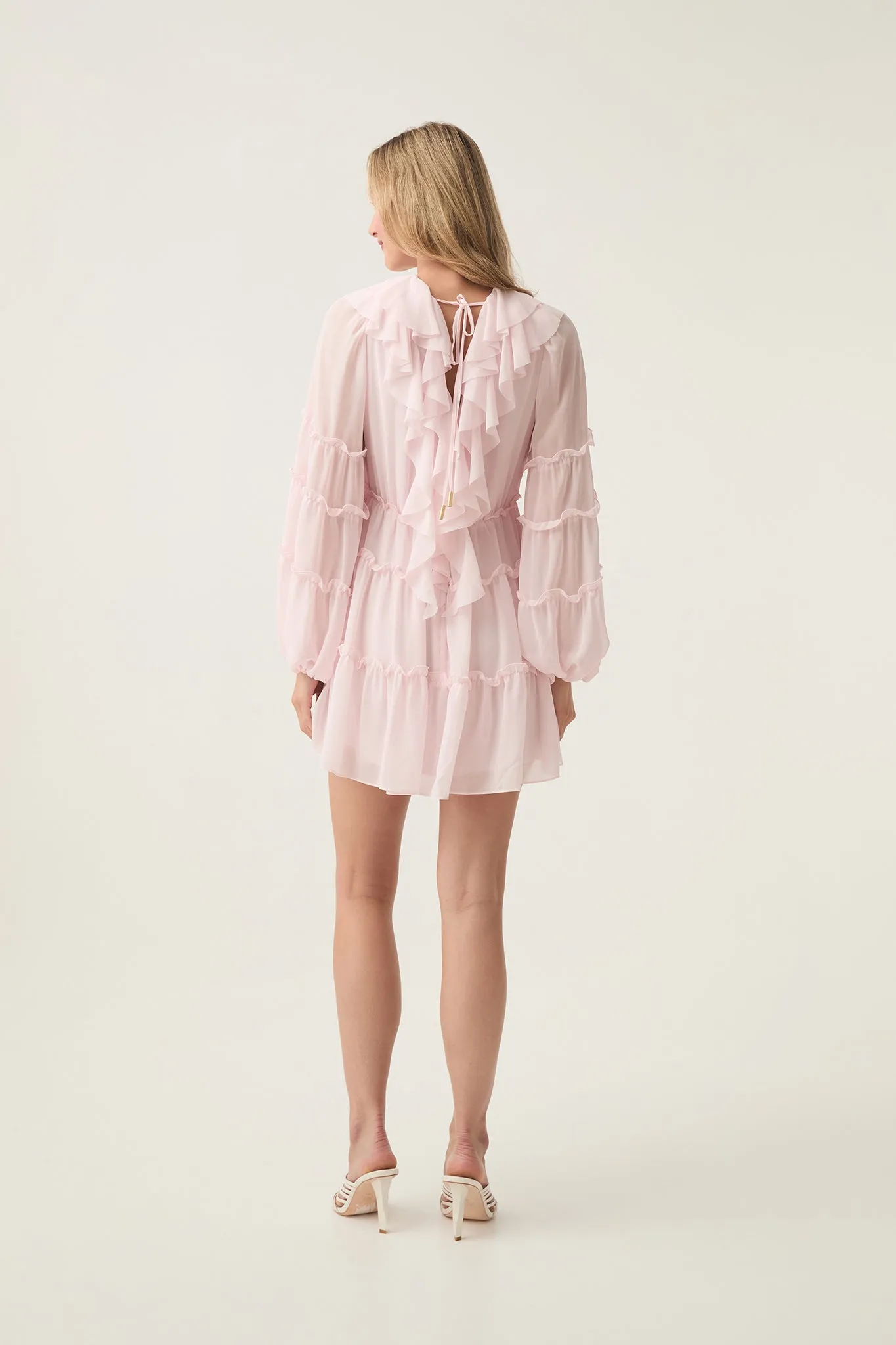 Protea Ruffle Mini Dress sold by Aje product image thumbnail 5