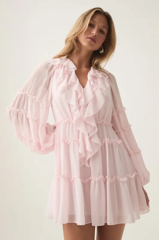 Protea Ruffle Mini Dress sold by Aje