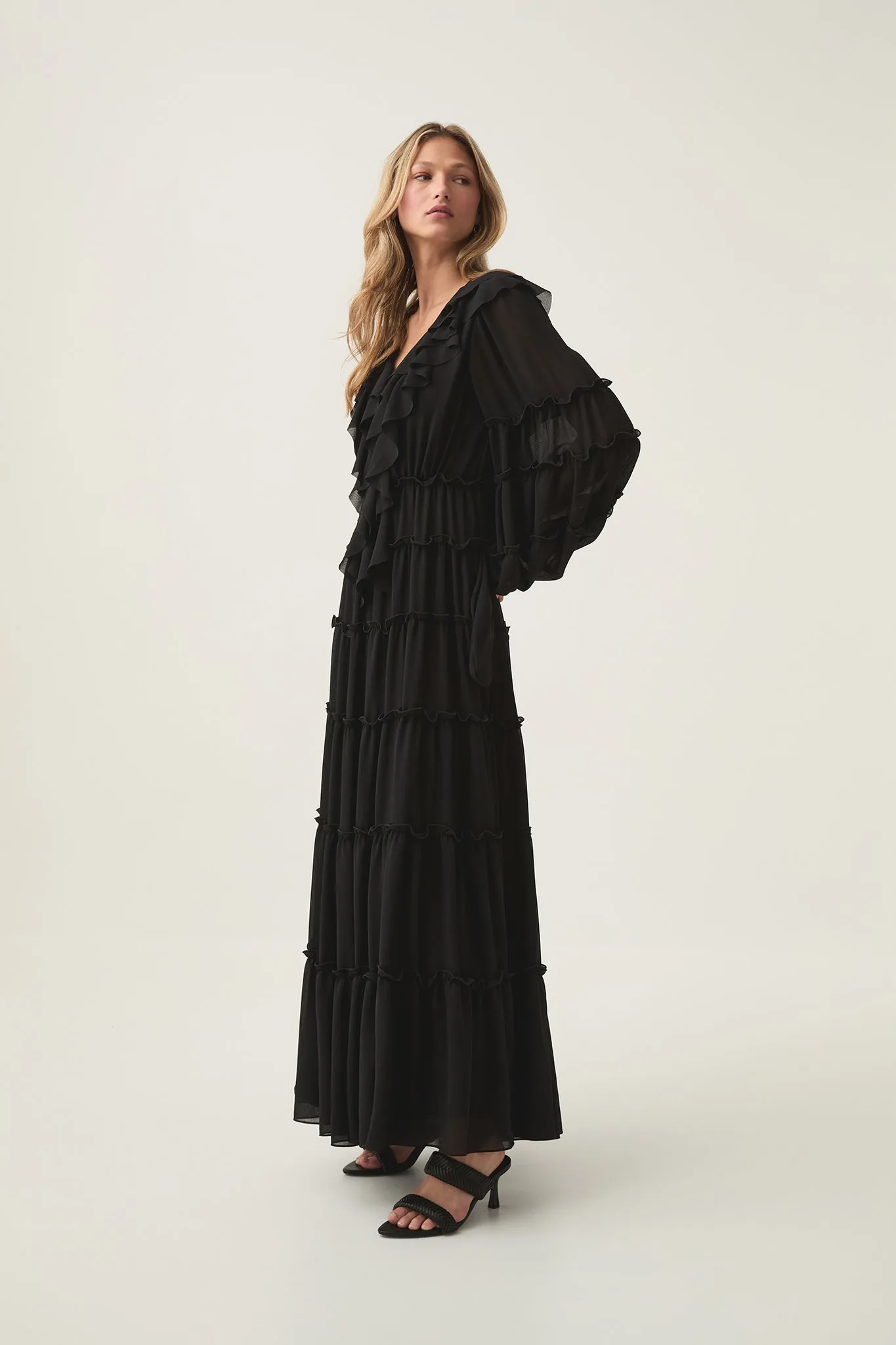 Protea Ruffle Maxi Dress sold by Aje product image thumbnail 3