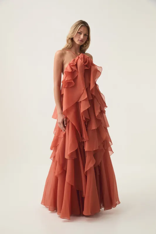 Pandorea Layered Maxi Dress sold by Aje