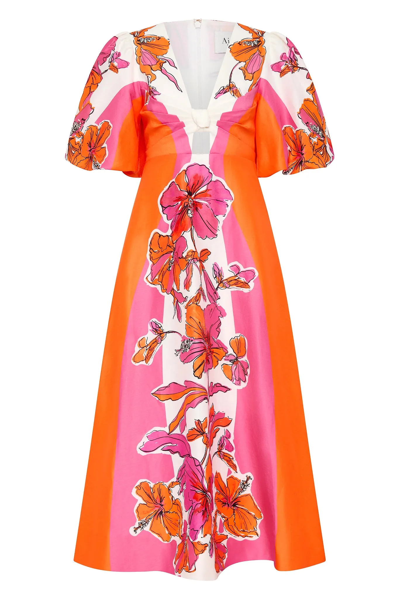 Overflow Knotted Midi Dress sold by Aje product image thumbnail 2