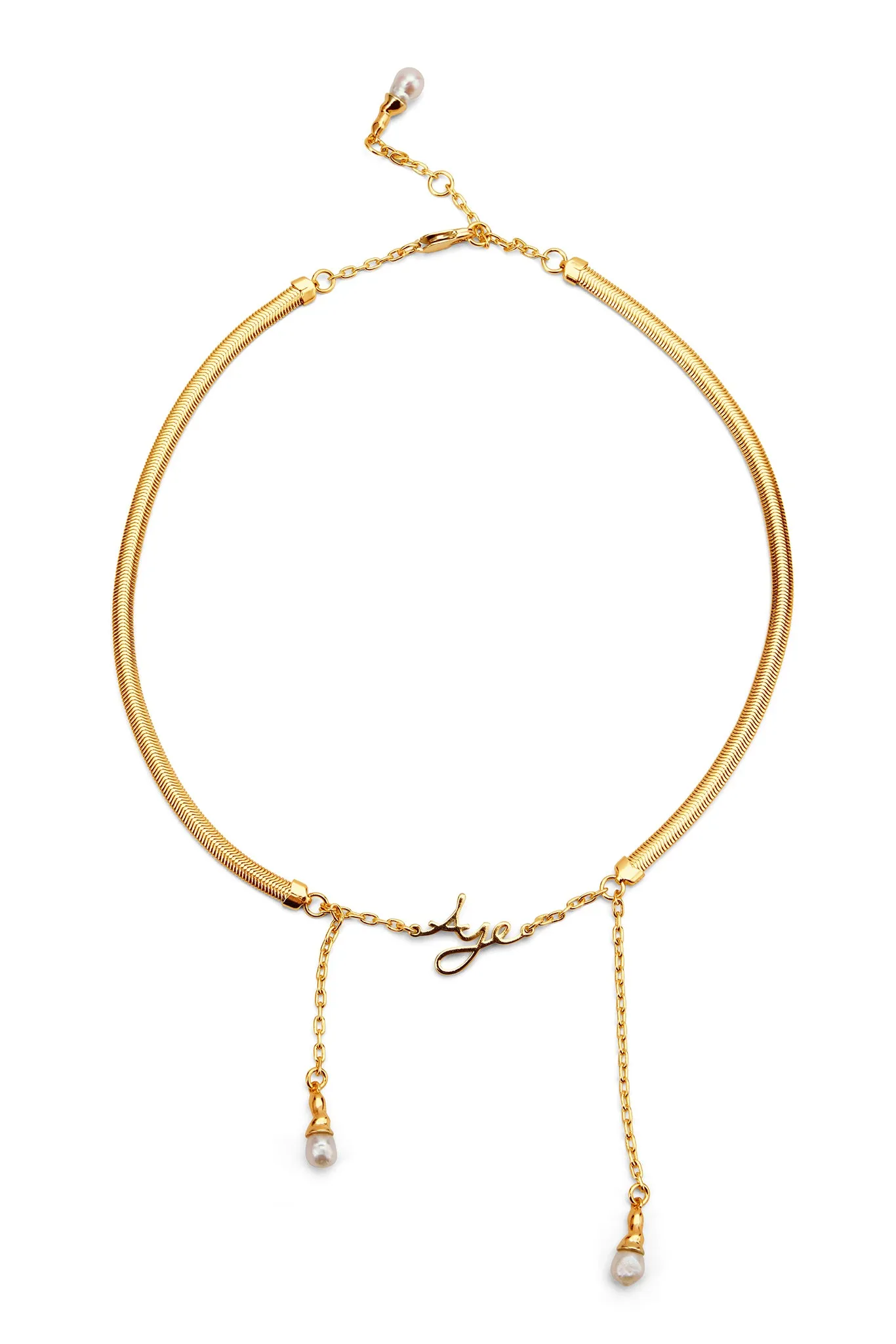 Larissa Logo Pearl Necklace sold by Aje product image thumbnail 2