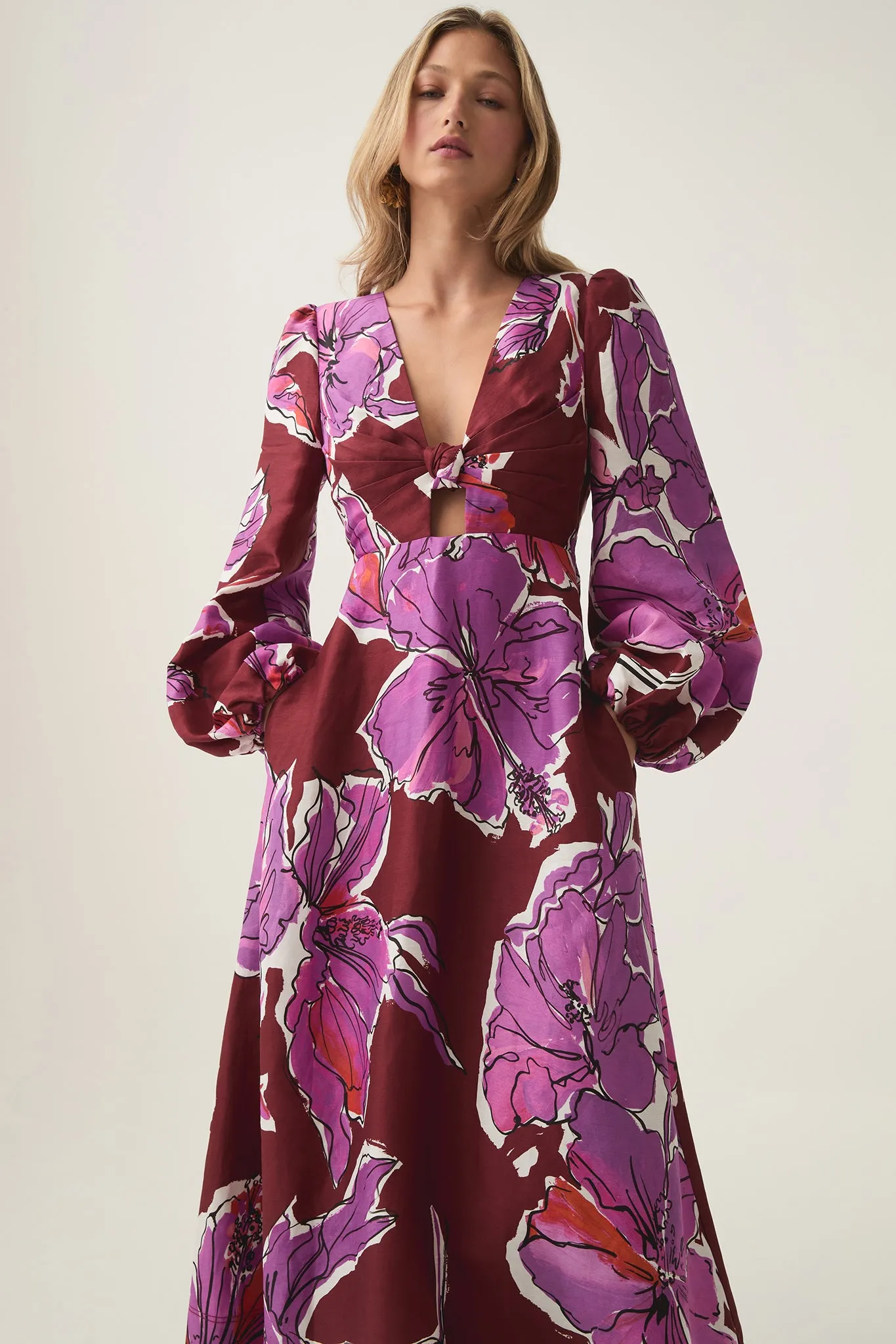 Inflorescence Midi Dress sold by Aje product image thumbnail 3