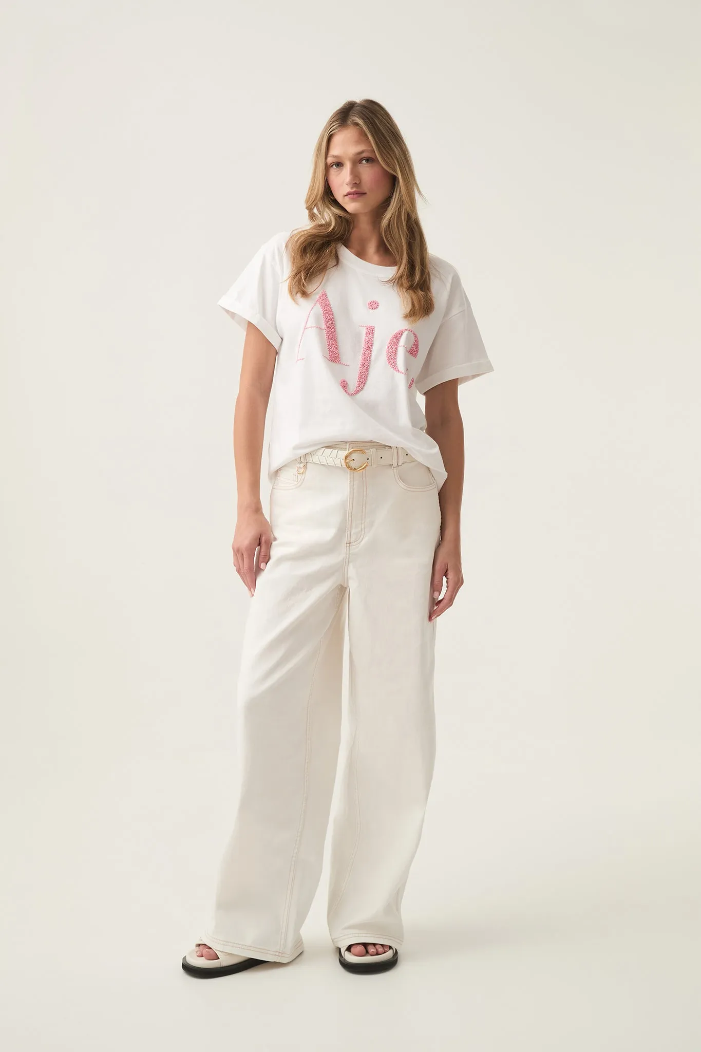 Fondness Embellished Logo Tee sold by Aje product image thumbnail 3