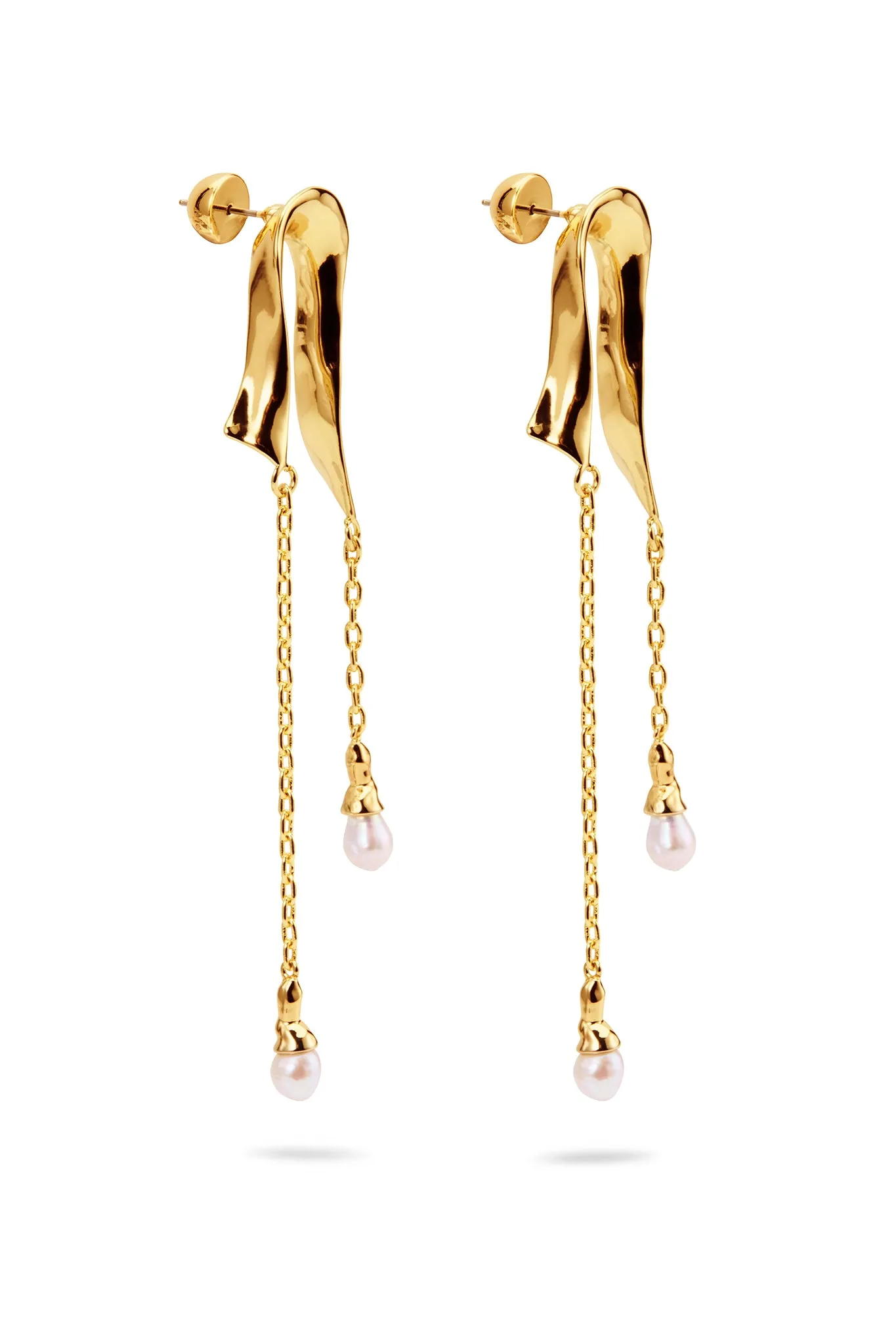 Faylinn Ribbon Drop Earring sold by Aje product image thumbnail 3