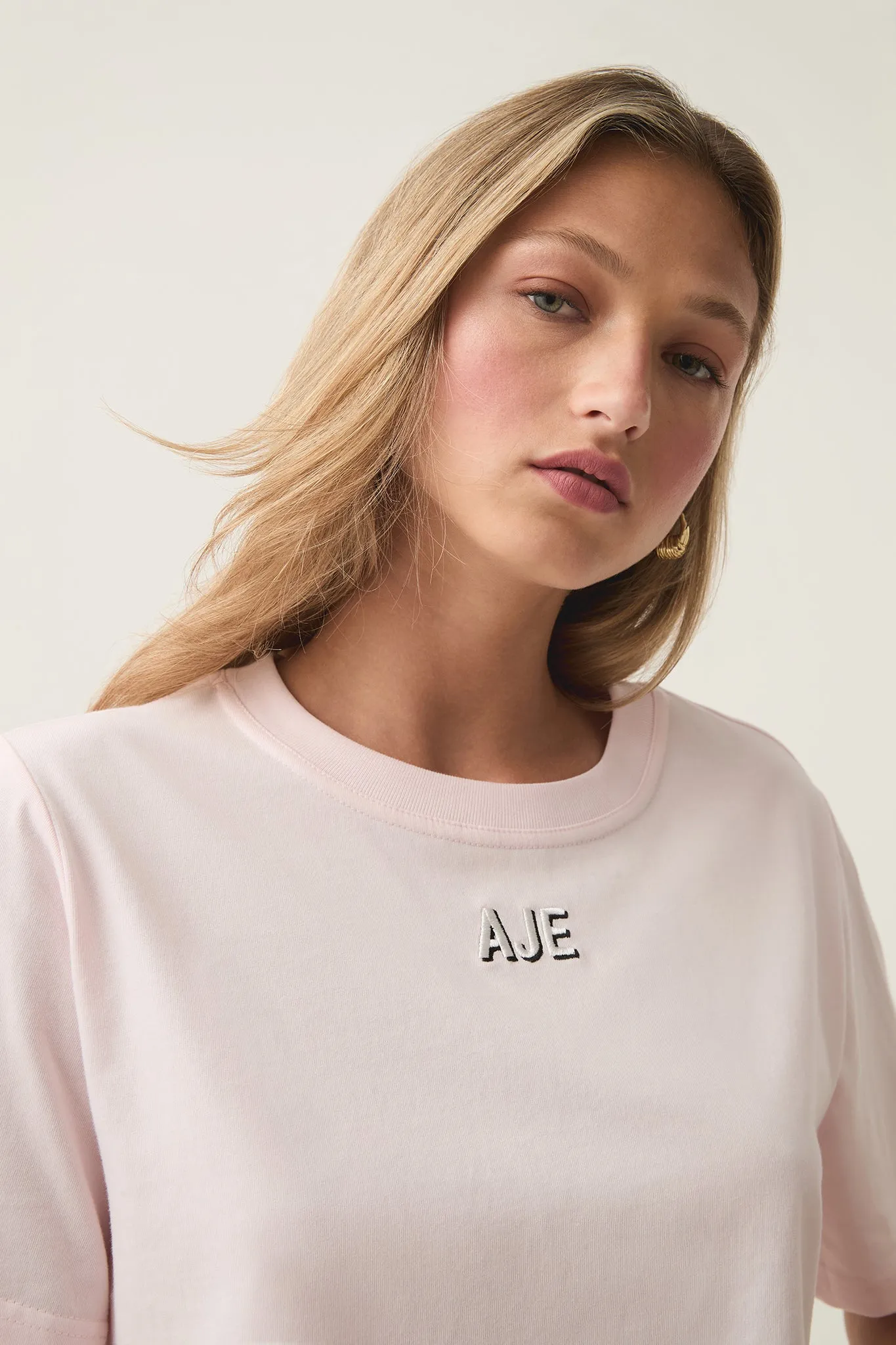 Beam Embroidered Logo Tee sold by Aje product image thumbnail 5