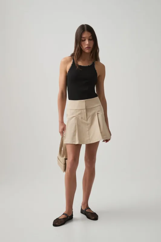 Pleated Mini Skirt 648 sold by Aje