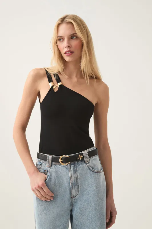 Vibrancy Knit Sleeveless Top made by Aje