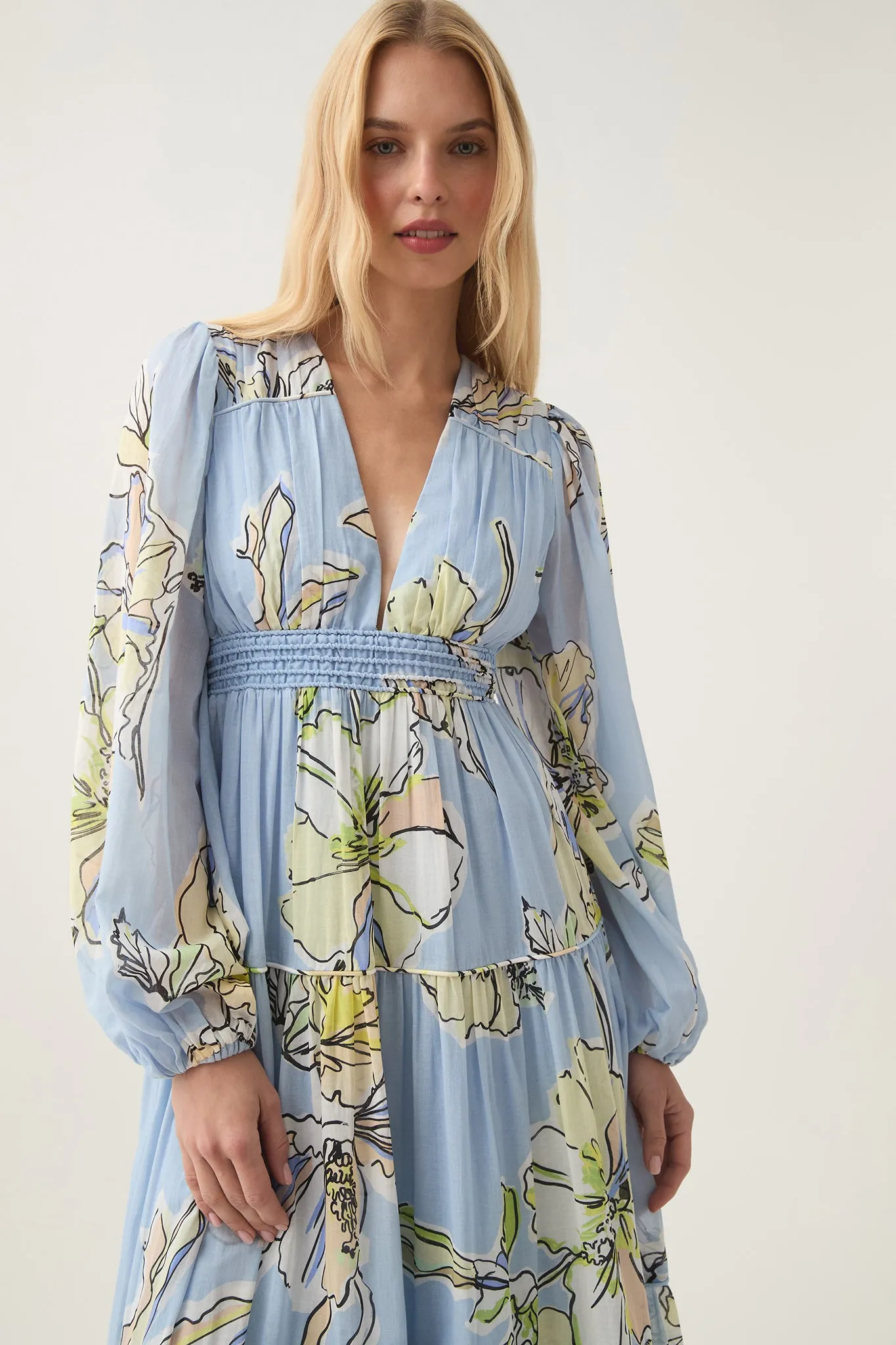 Romantica Voile Maxi Dress sold by Aje product image thumbnail 5