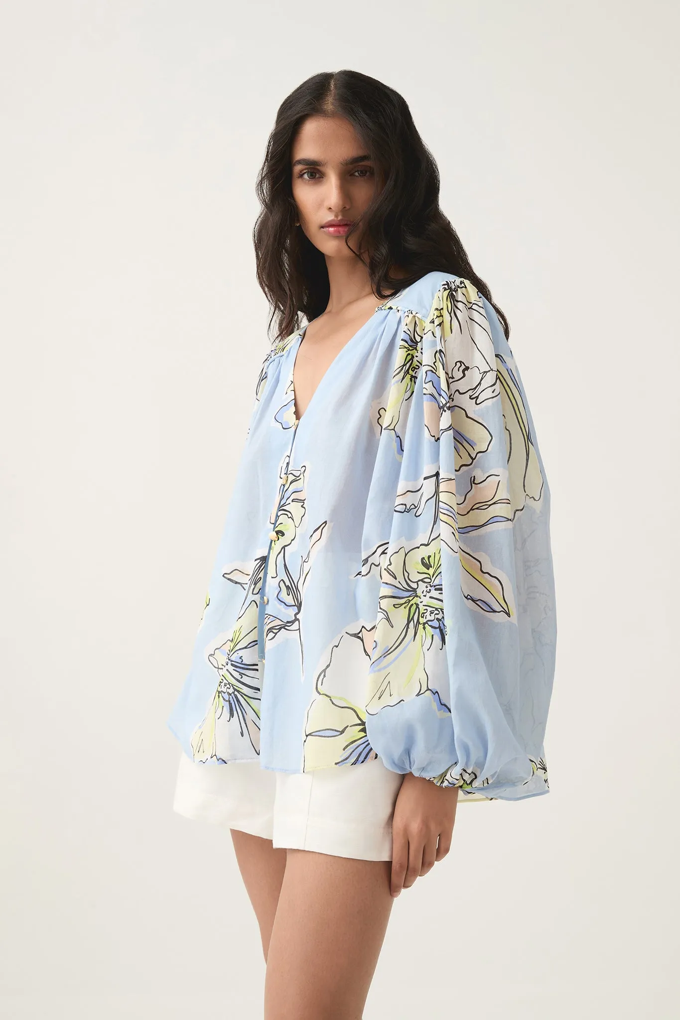 Romantica Blouse sold by Aje product image thumbnail 5