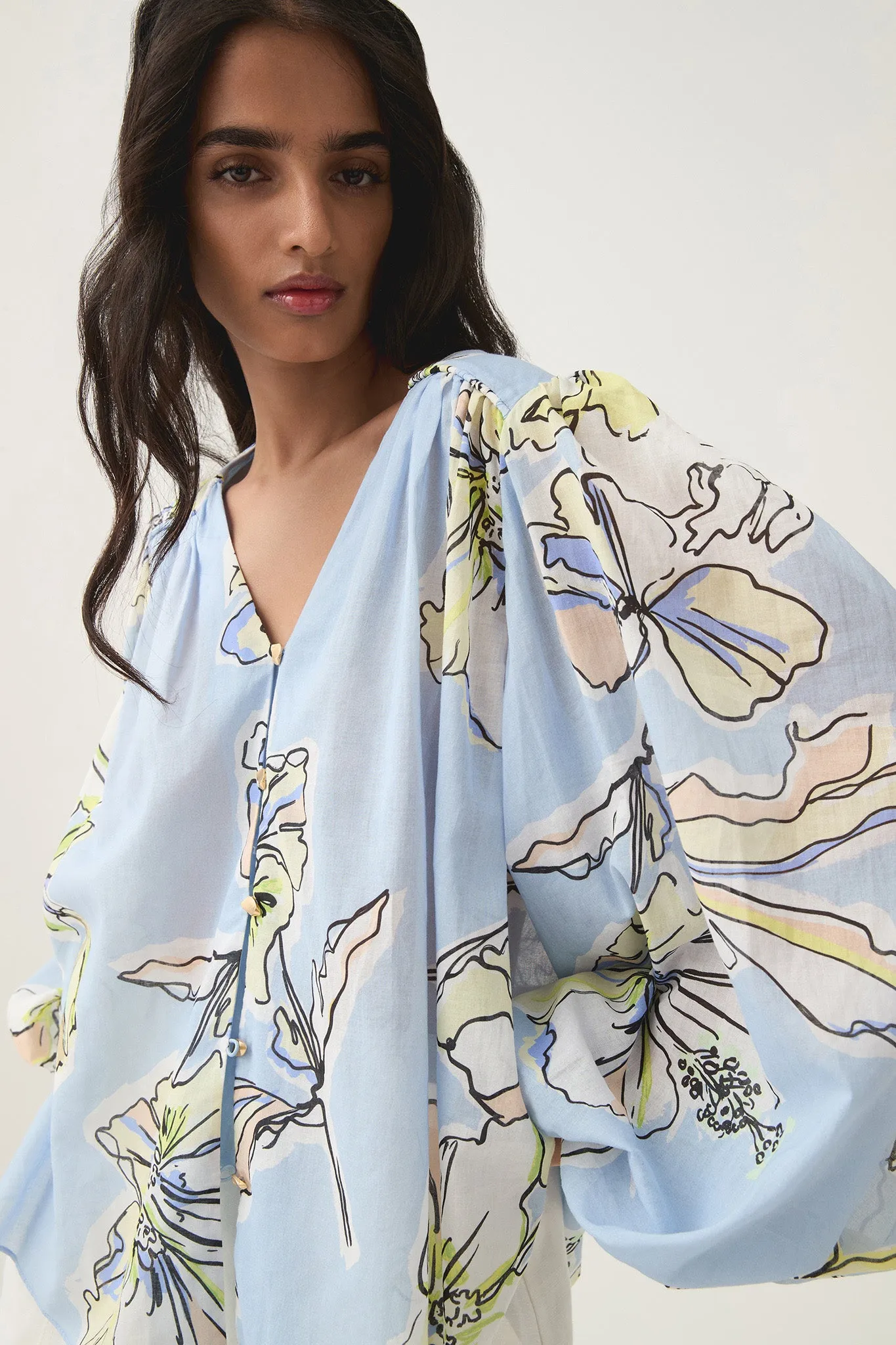Romantica Blouse sold by Aje product image thumbnail 4