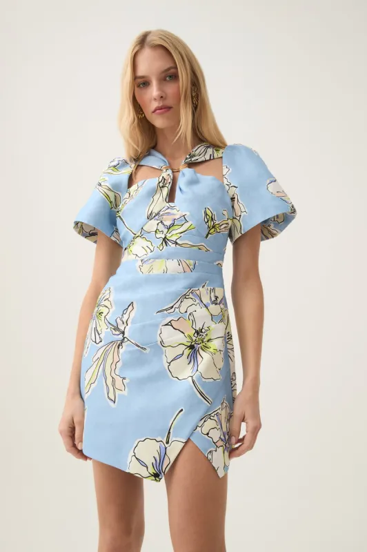 Presence Twisted Mini Dress sold by Aje
