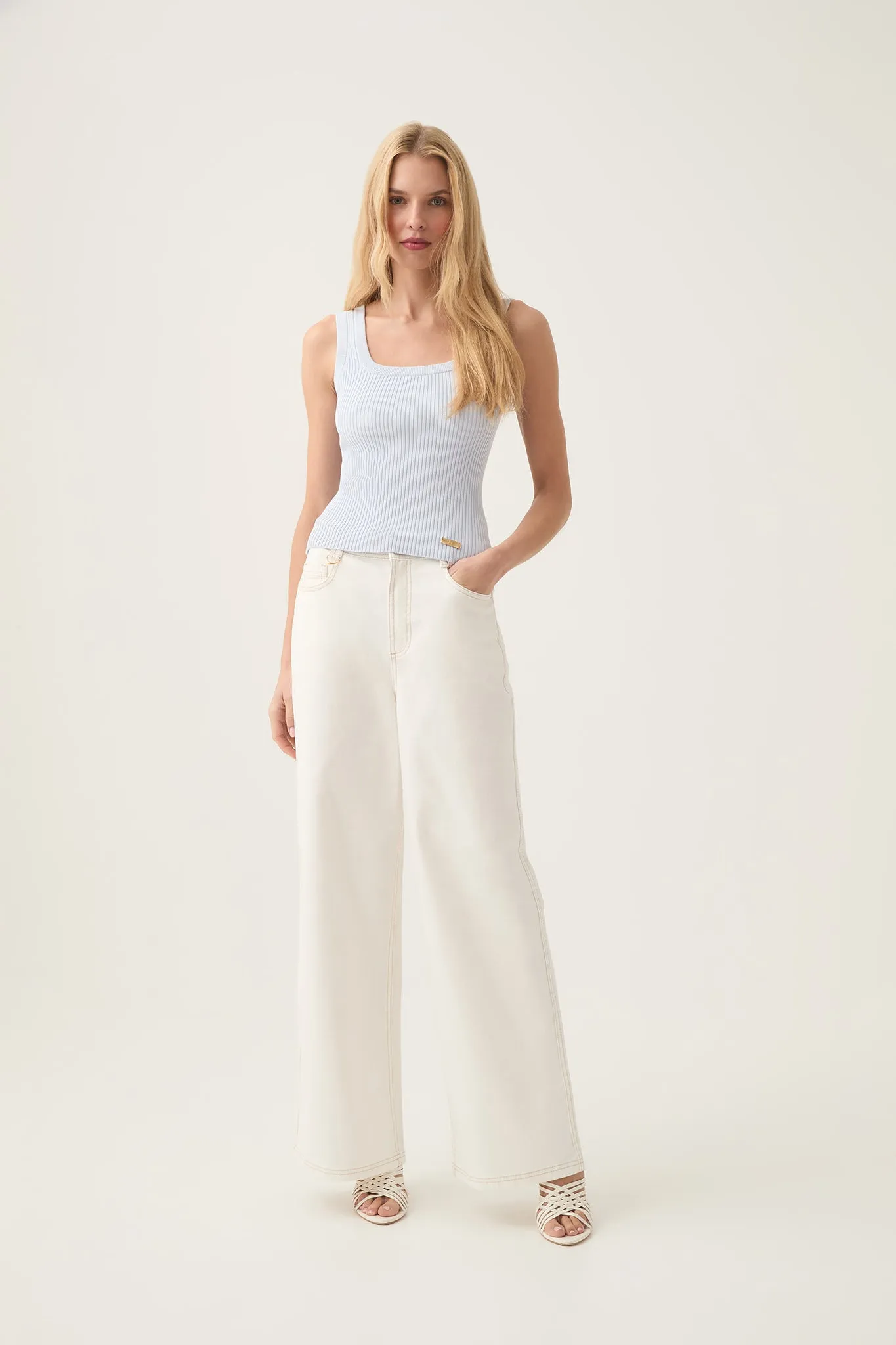 Bronte Knit Tank sold by Aje