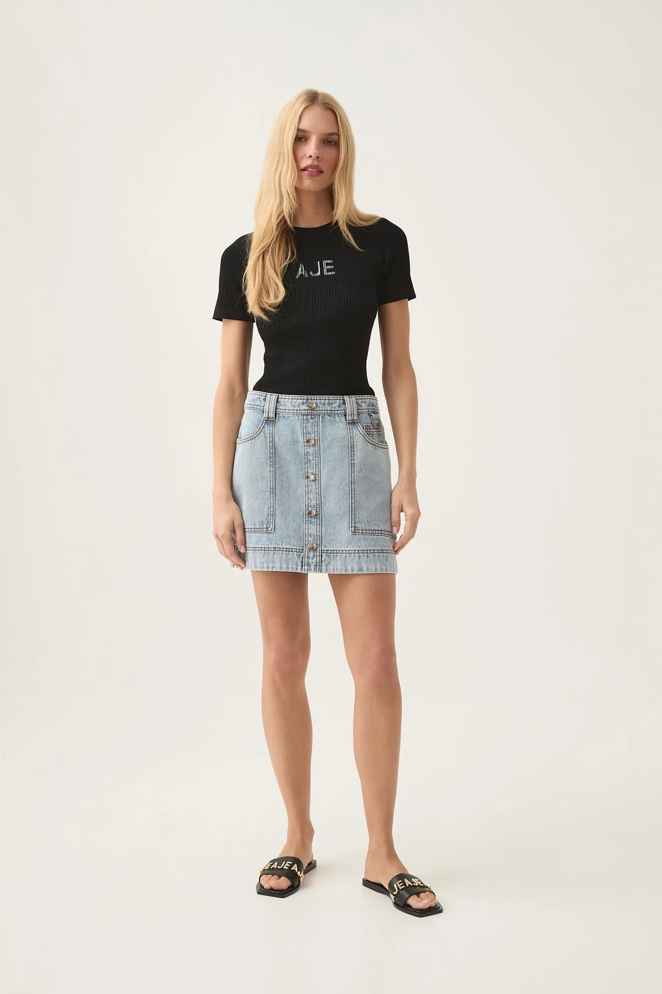 Aura Denim Mini Skirt sold by Aje product image thumbnail 4