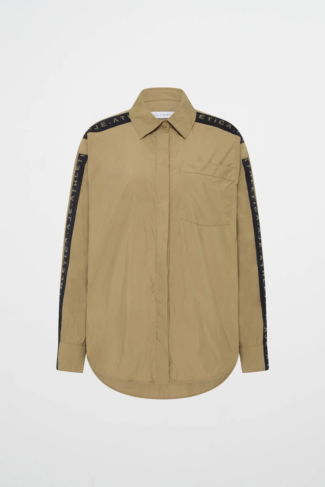 Logo Tape Spray Shirt 427 sold by Aje product image thumbnail 2