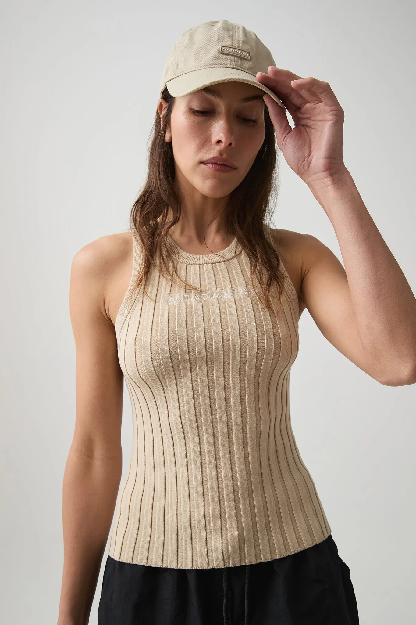 Hydra Logo Knit Ribbed Top sold by Aje product image thumbnail 3