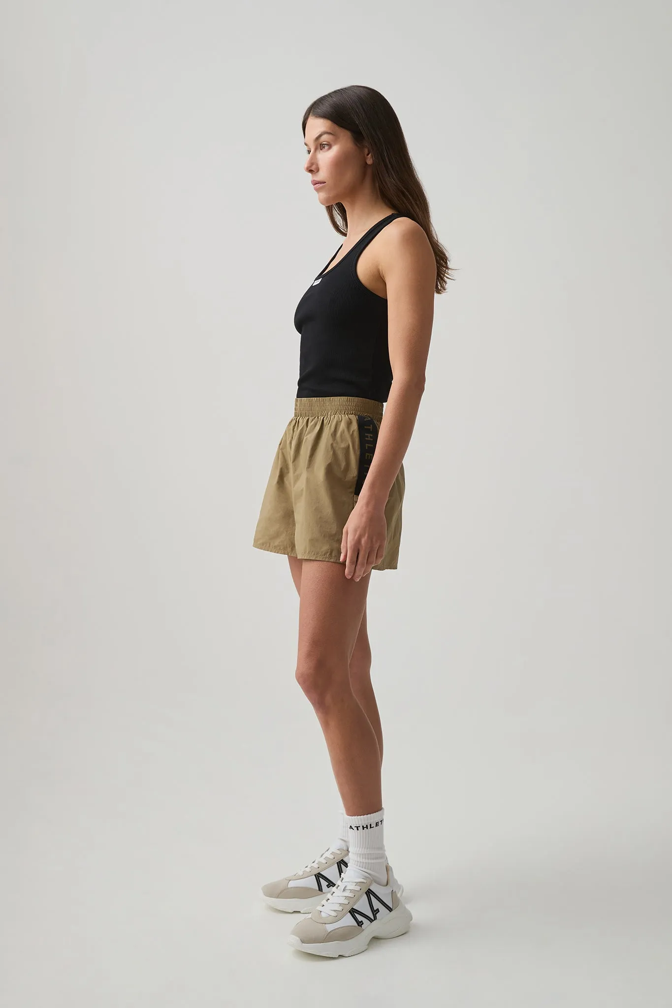 Logo Tape Spray Short 603 sold by Aje product image thumbnail 5