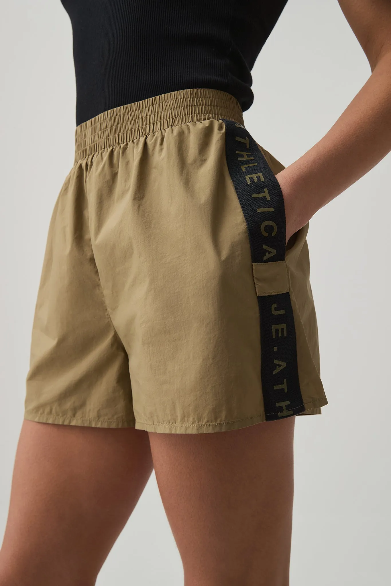 Logo Tape Spray Short 603 sold by Aje product image thumbnail 4