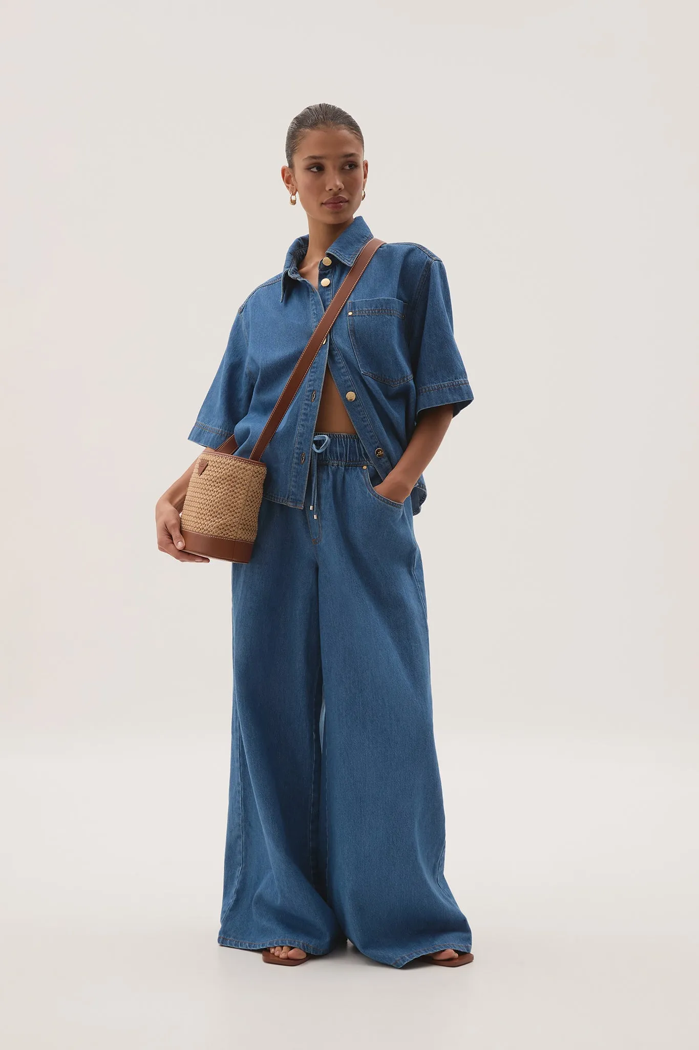 Beam Woven Bucket Bag sold by Aje product image thumbnail 3