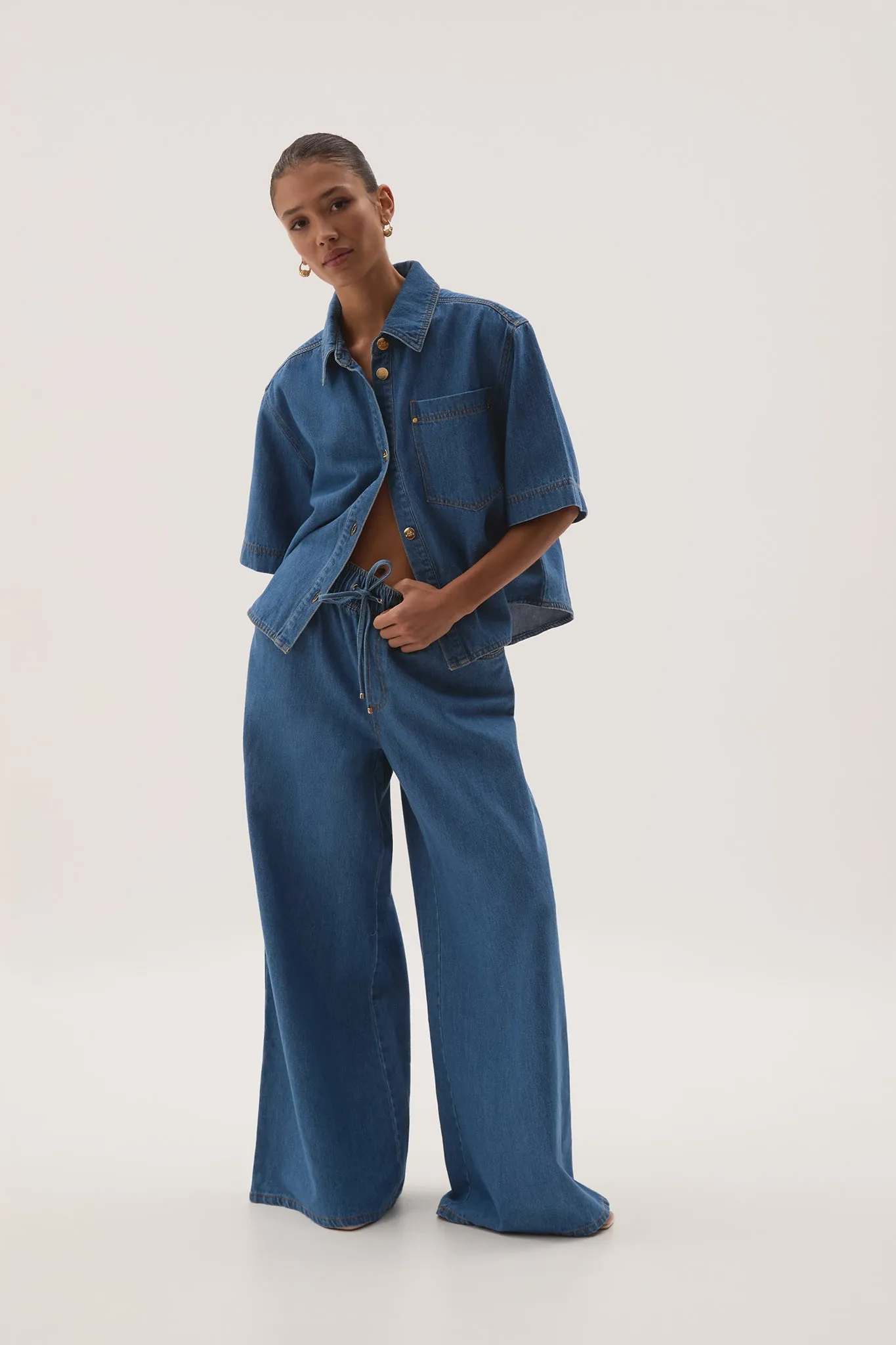 Sunray Denim Shirt sold by Aje product image thumbnail 5