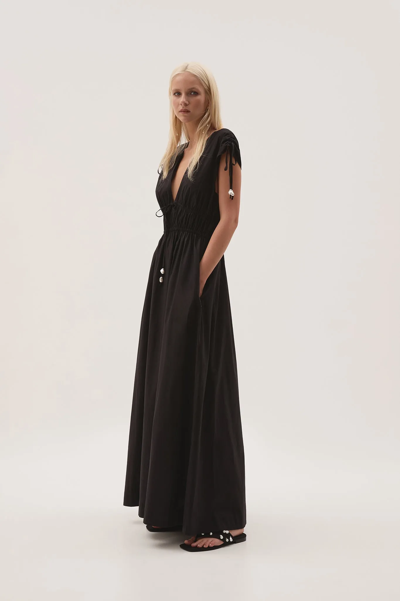 Marley Tie Maxi Dress sold by Aje product image thumbnail 3