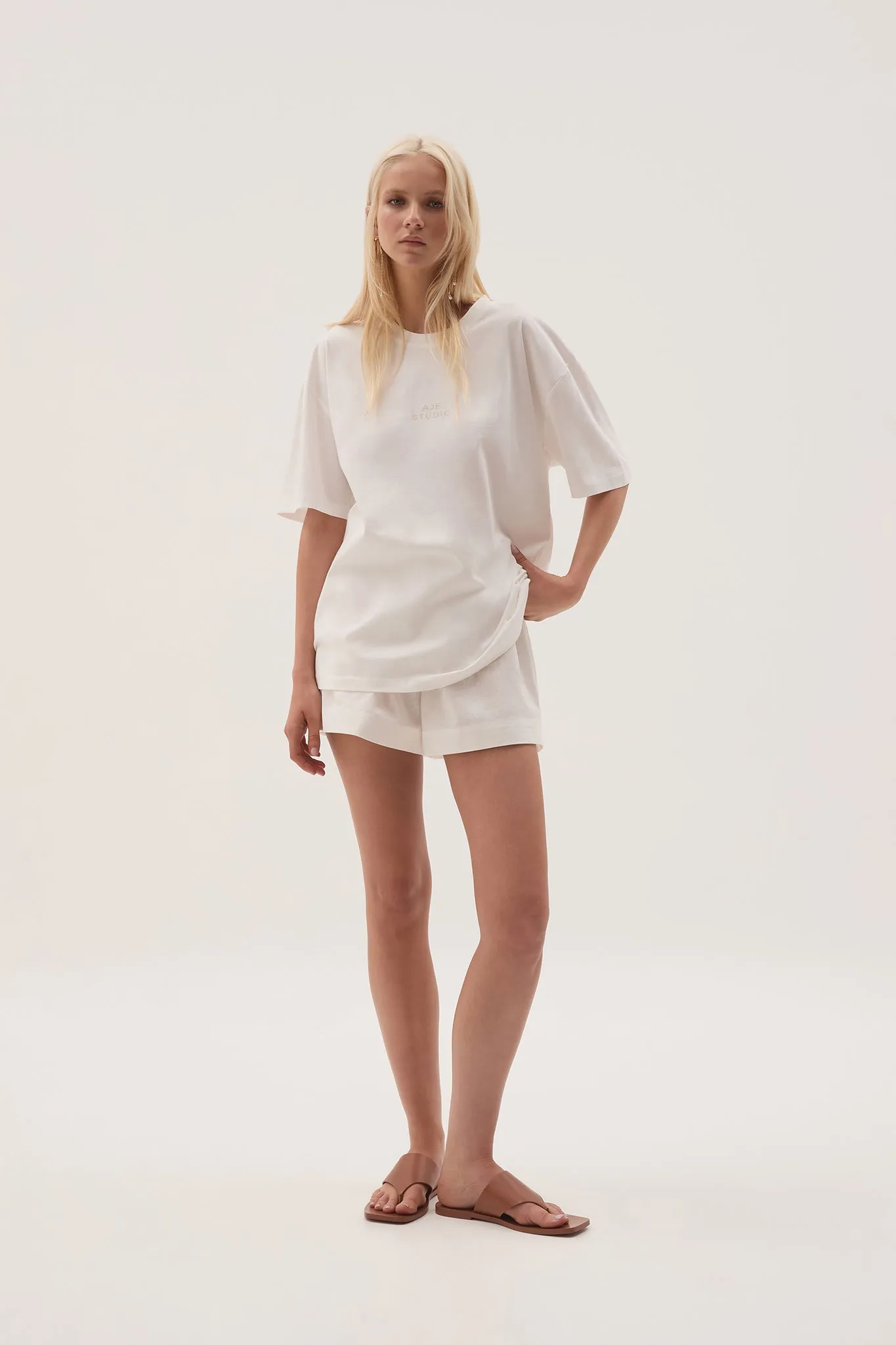 Lorne Oversized Tee sold by Aje