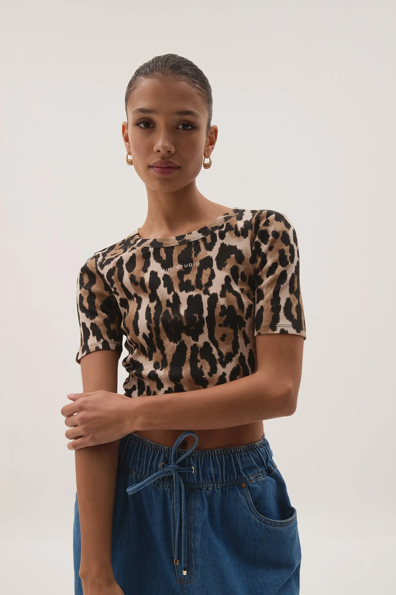 Cowrie Cropped Tee sold by Aje product image thumbnail 3
