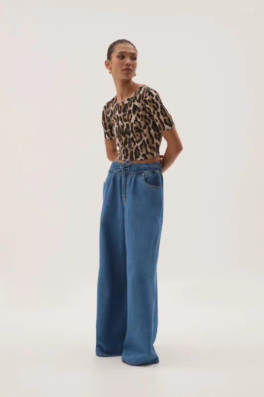 Cowrie Cropped Tee sold by Aje