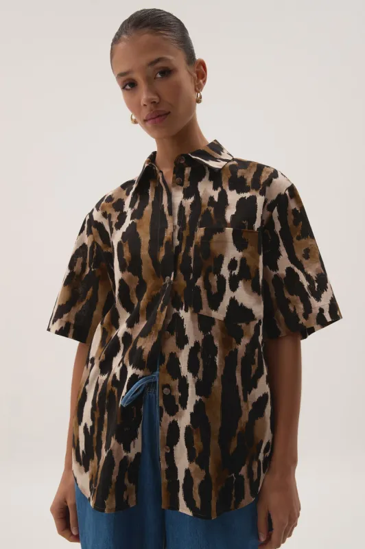 Airlie Short Sleeve Shirt sold by Aje
