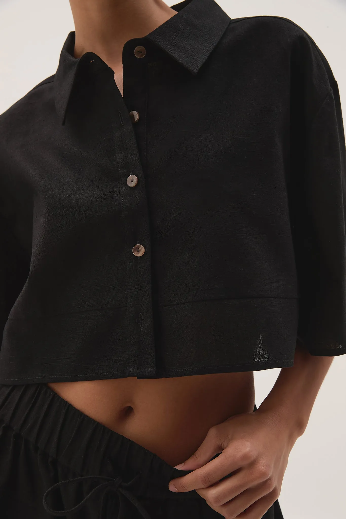 Airlie Cropped Shirt sold by Aje product image thumbnail 4