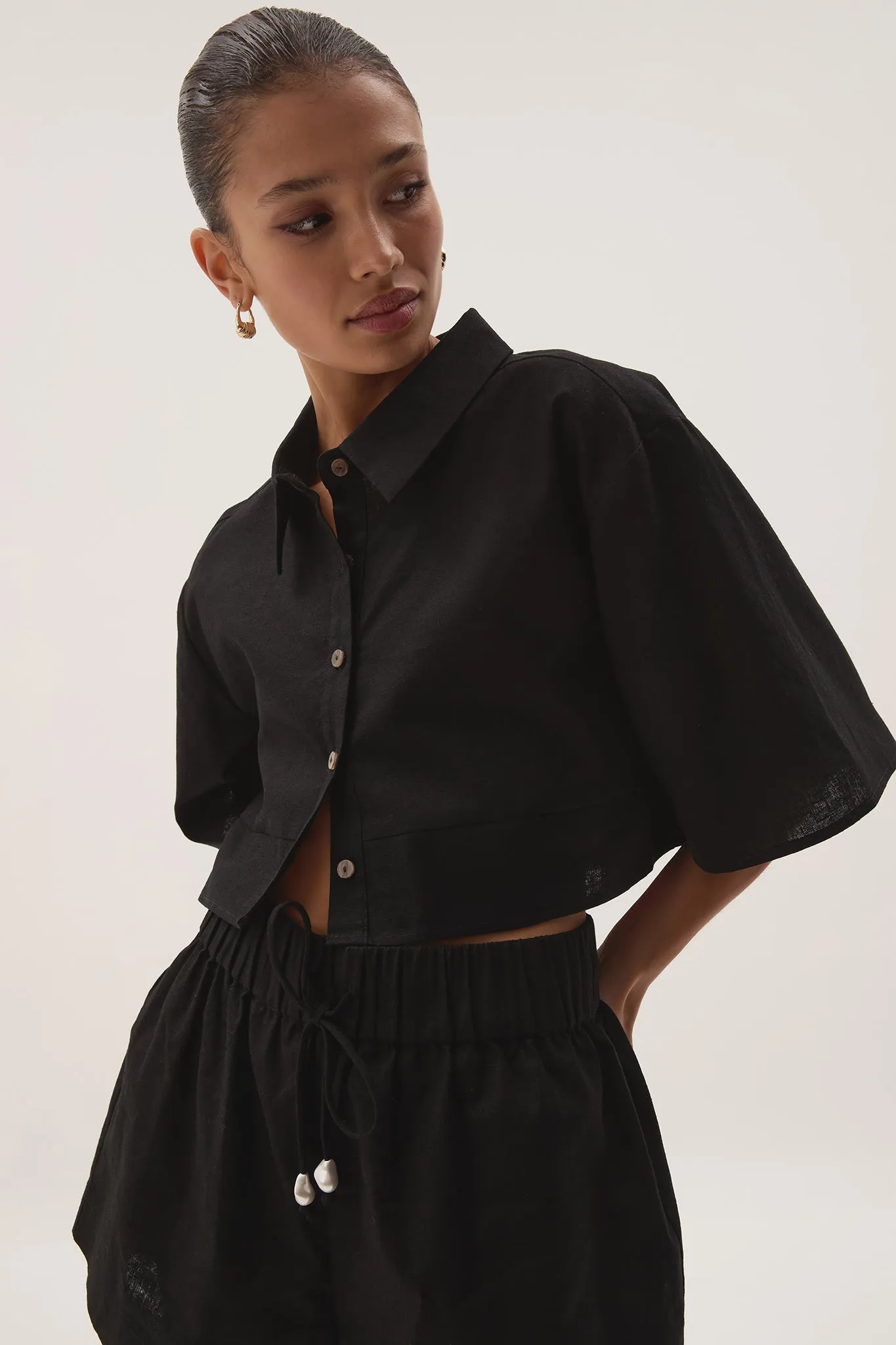 Airlie Cropped Shirt sold by Aje product image thumbnail 5