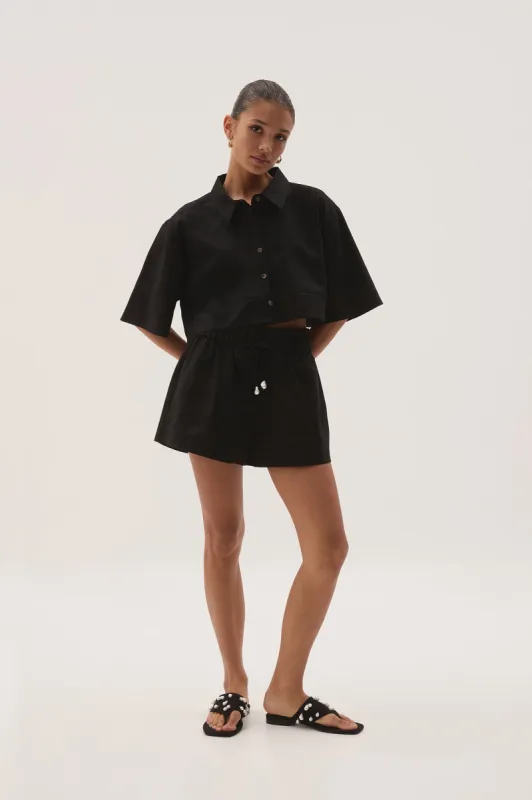 Airlie Cropped Shirt sold by Aje