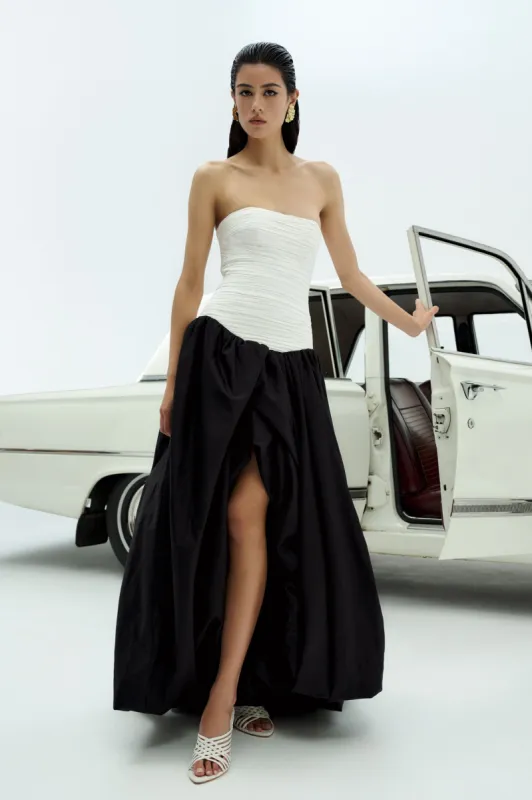 Violette Bubble Hem Maxi Dress sold by Aje