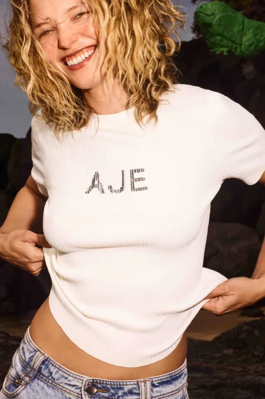 Depths Slim Fit Knit Tee sold by Aje