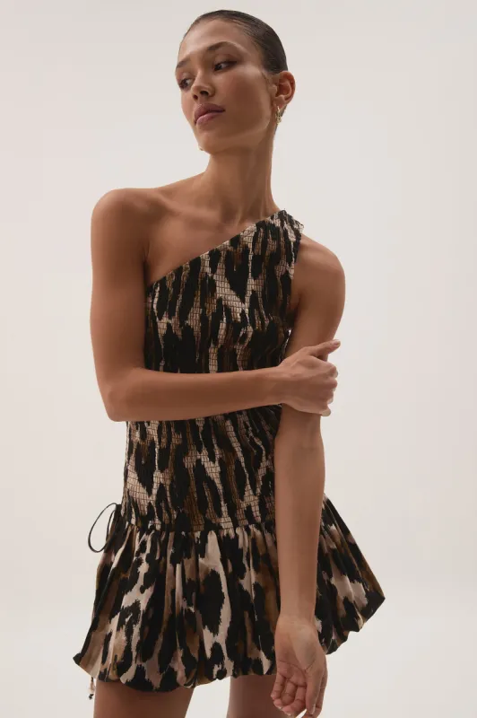 Airlie One Shoulder Mini Dress made by Aje