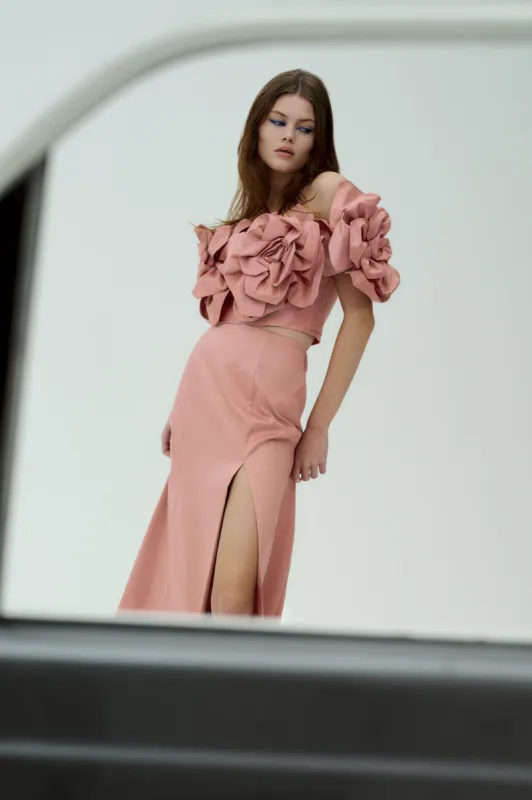 Etta Taffeta Top sold by Aje