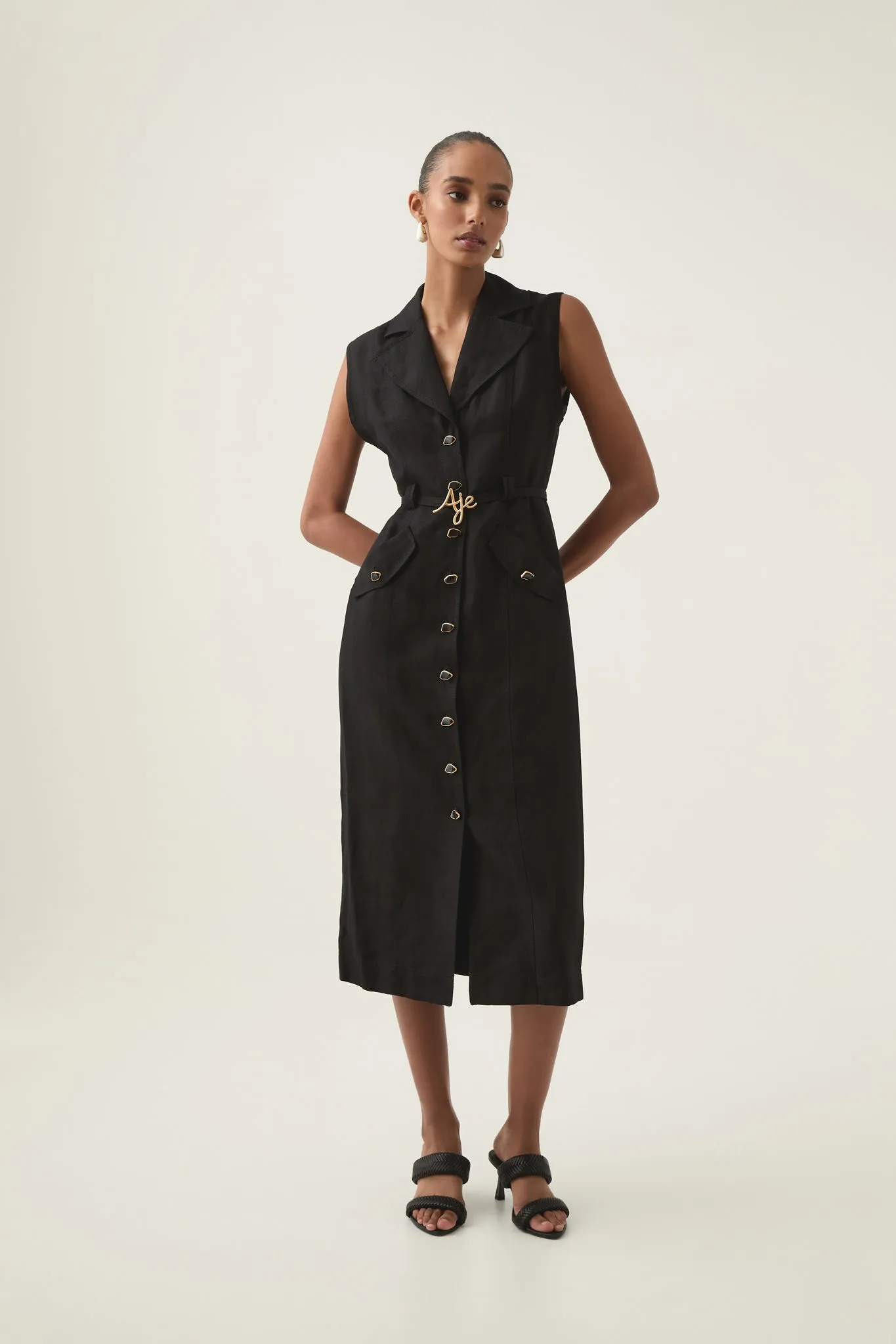 Desiree Utility Shirt Dress sold by Aje product image thumbnail 3