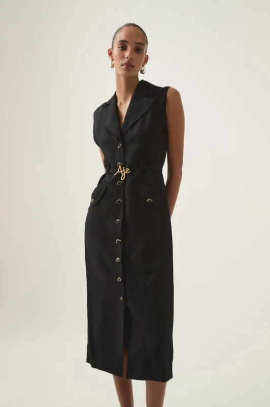 Desiree Utility Shirt Dress sold by Aje