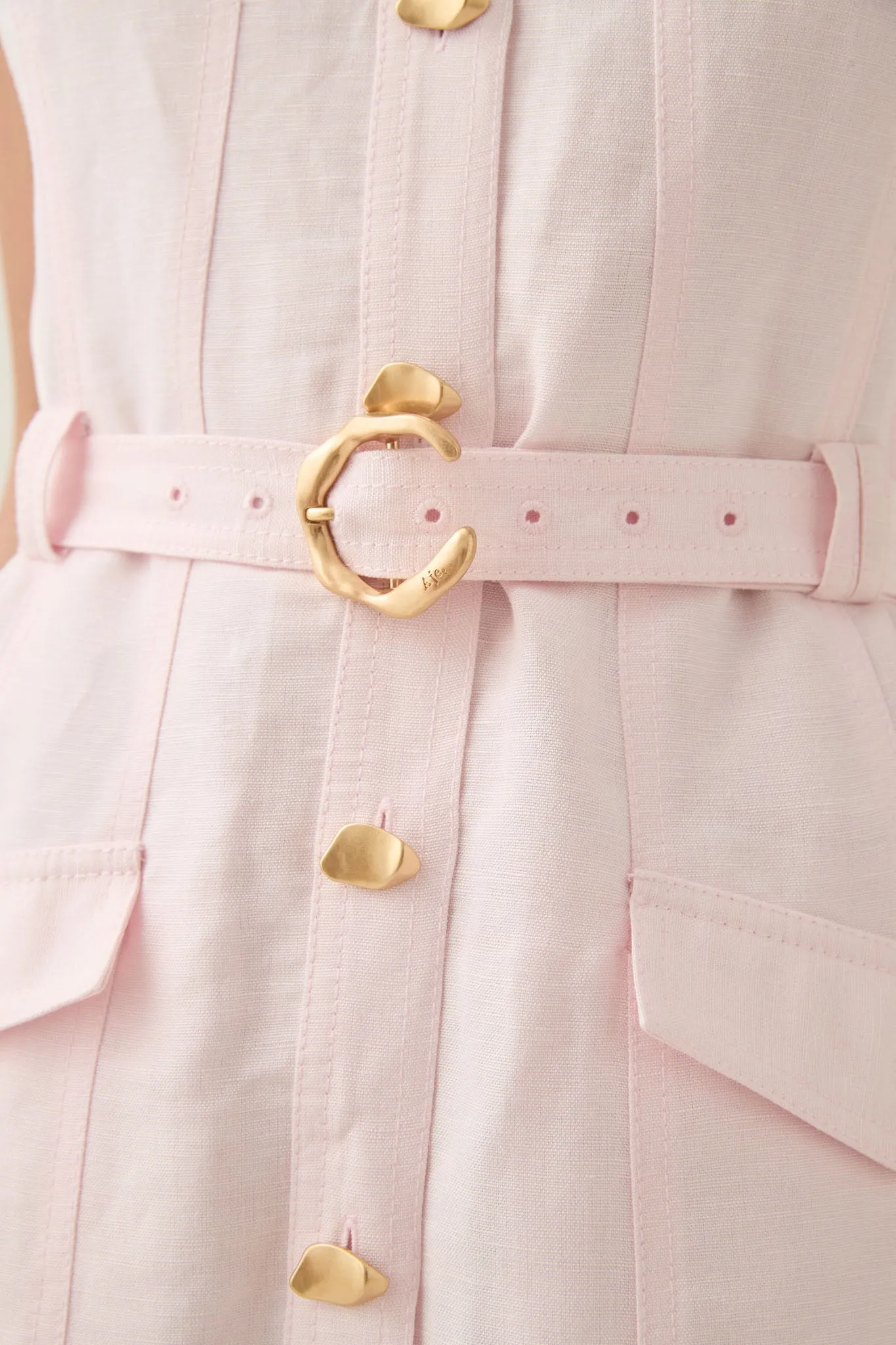 Dulcet Logo Mini Dress sold by Aje product image thumbnail 4