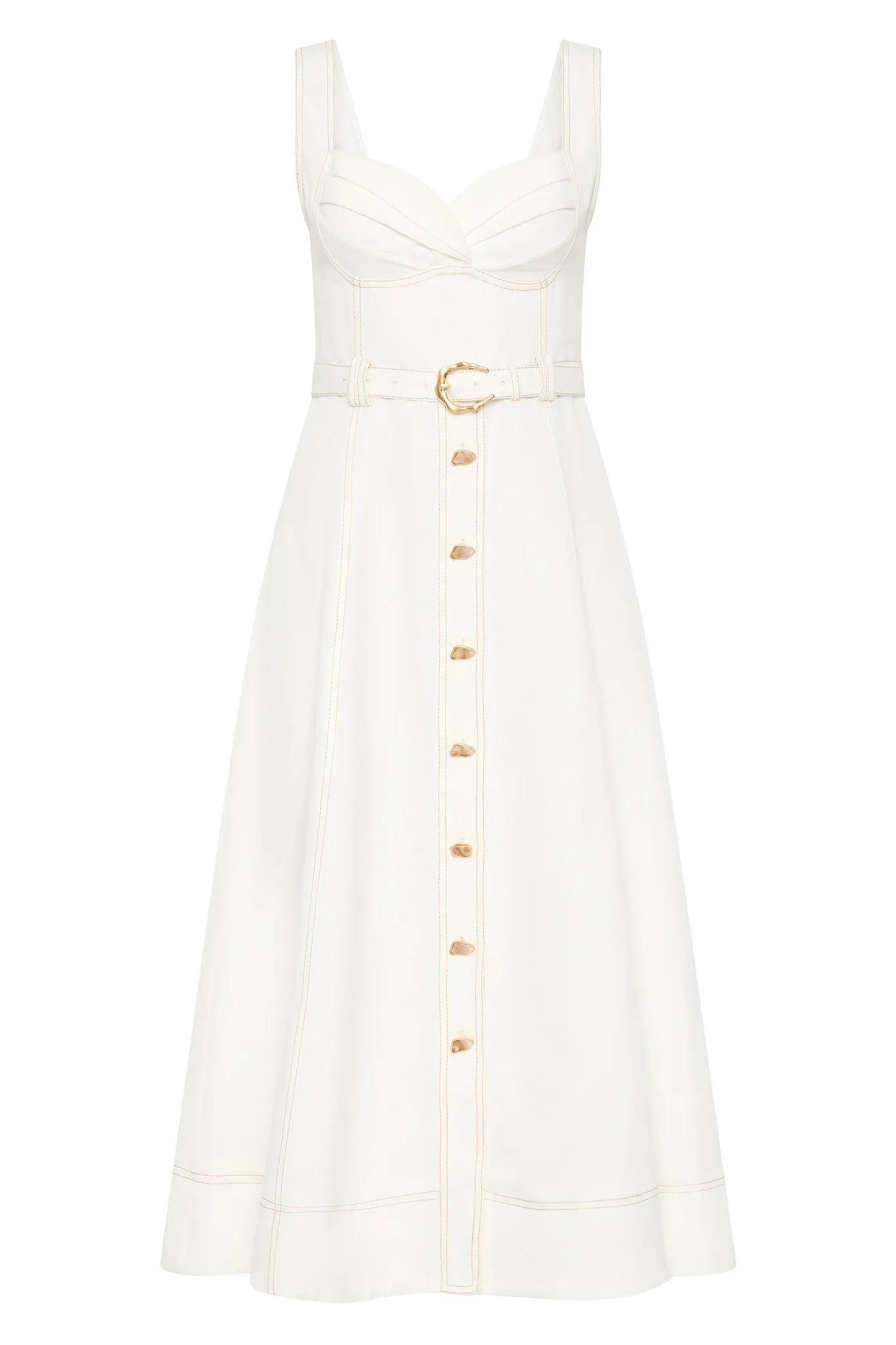 Primary Belted Midi Dress sold by Aje product image thumbnail 2