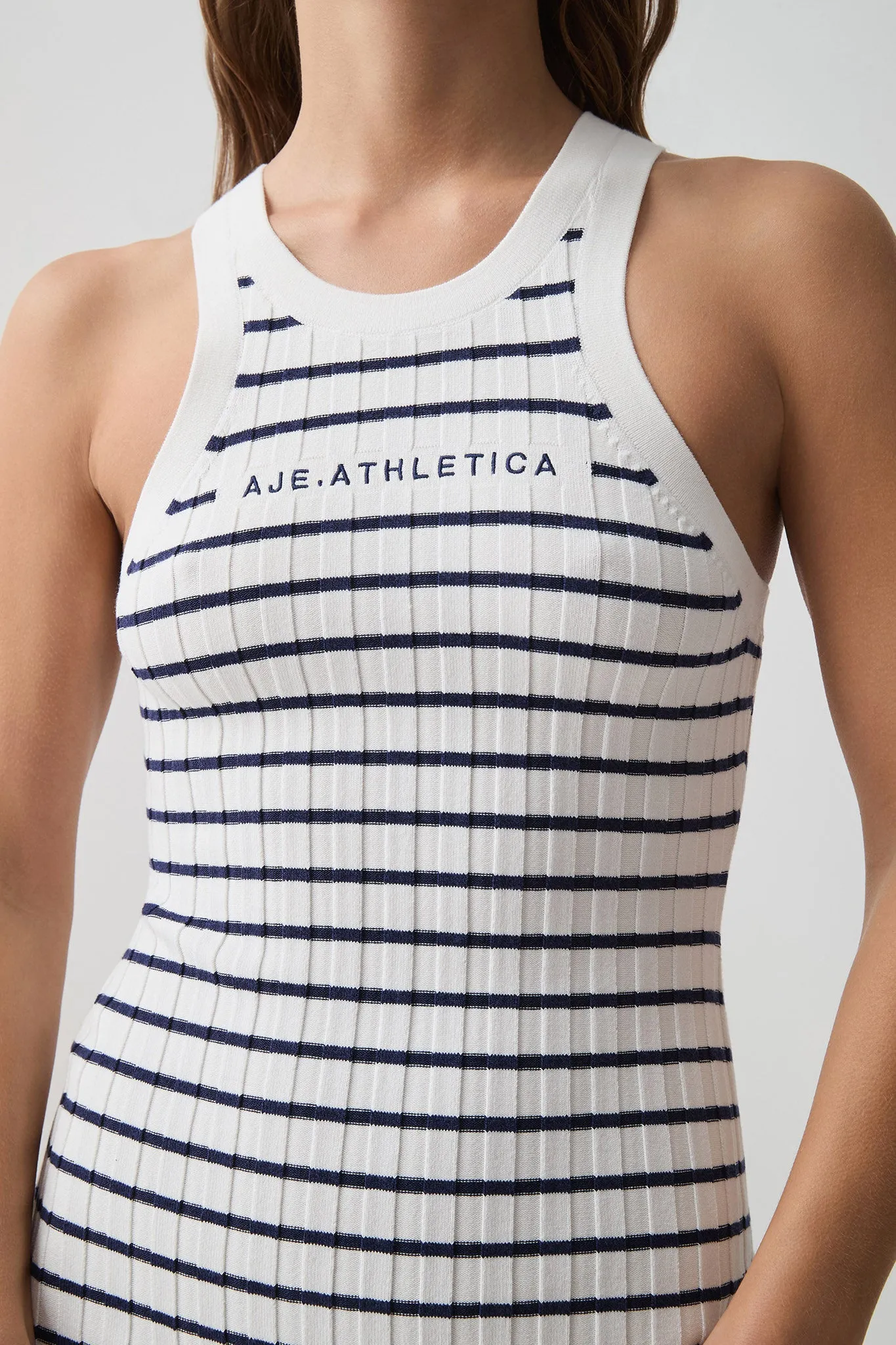 Striped Logo Mini Dress 820 sold by Aje product image thumbnail 4