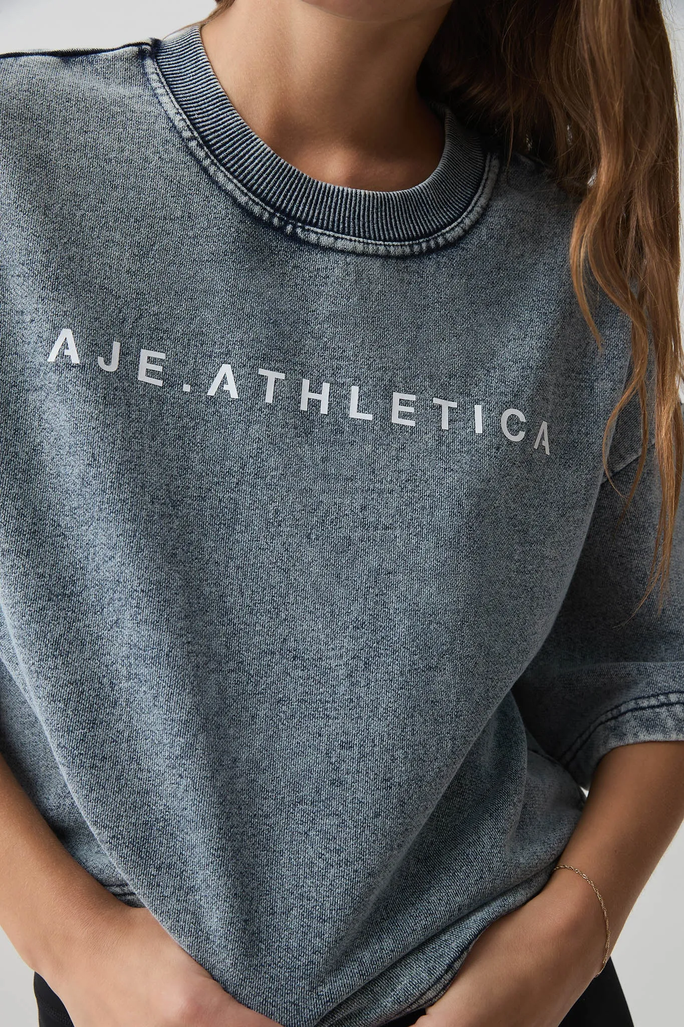 Denim Terry Tee 116 sold by Aje product image thumbnail 4