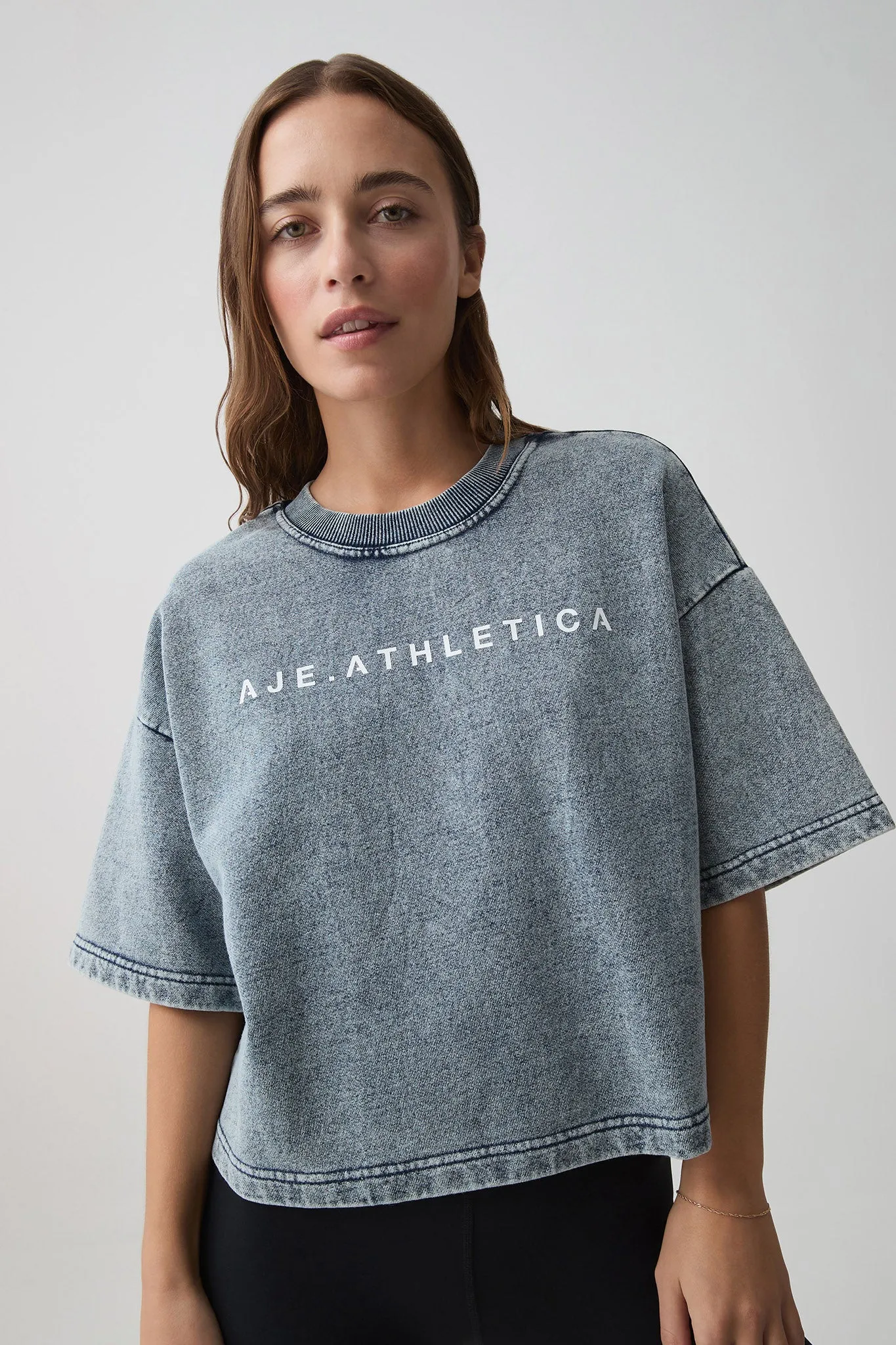 Denim Terry Tee 116 sold by Aje