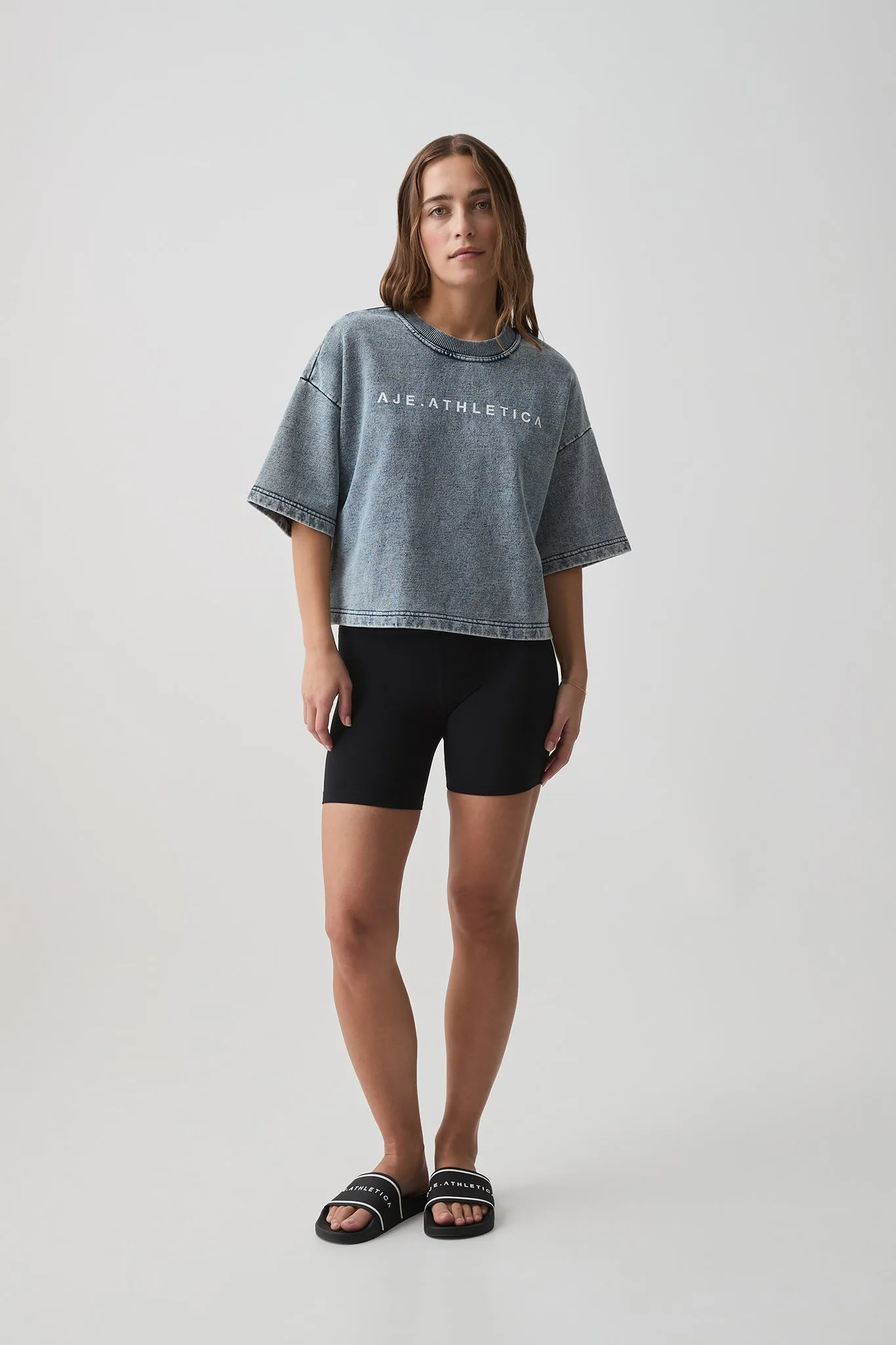 Denim Terry Tee 116 sold by Aje product image thumbnail 3