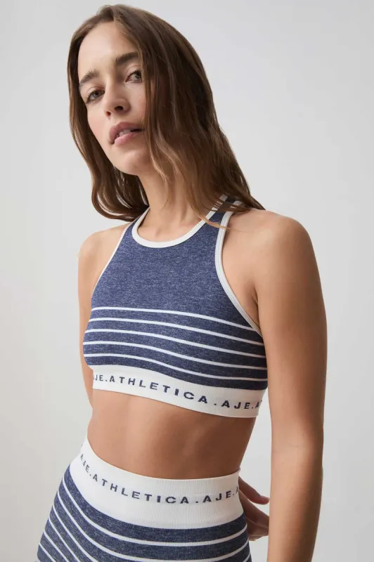 Striped Sports Bra 331 sold by Aje