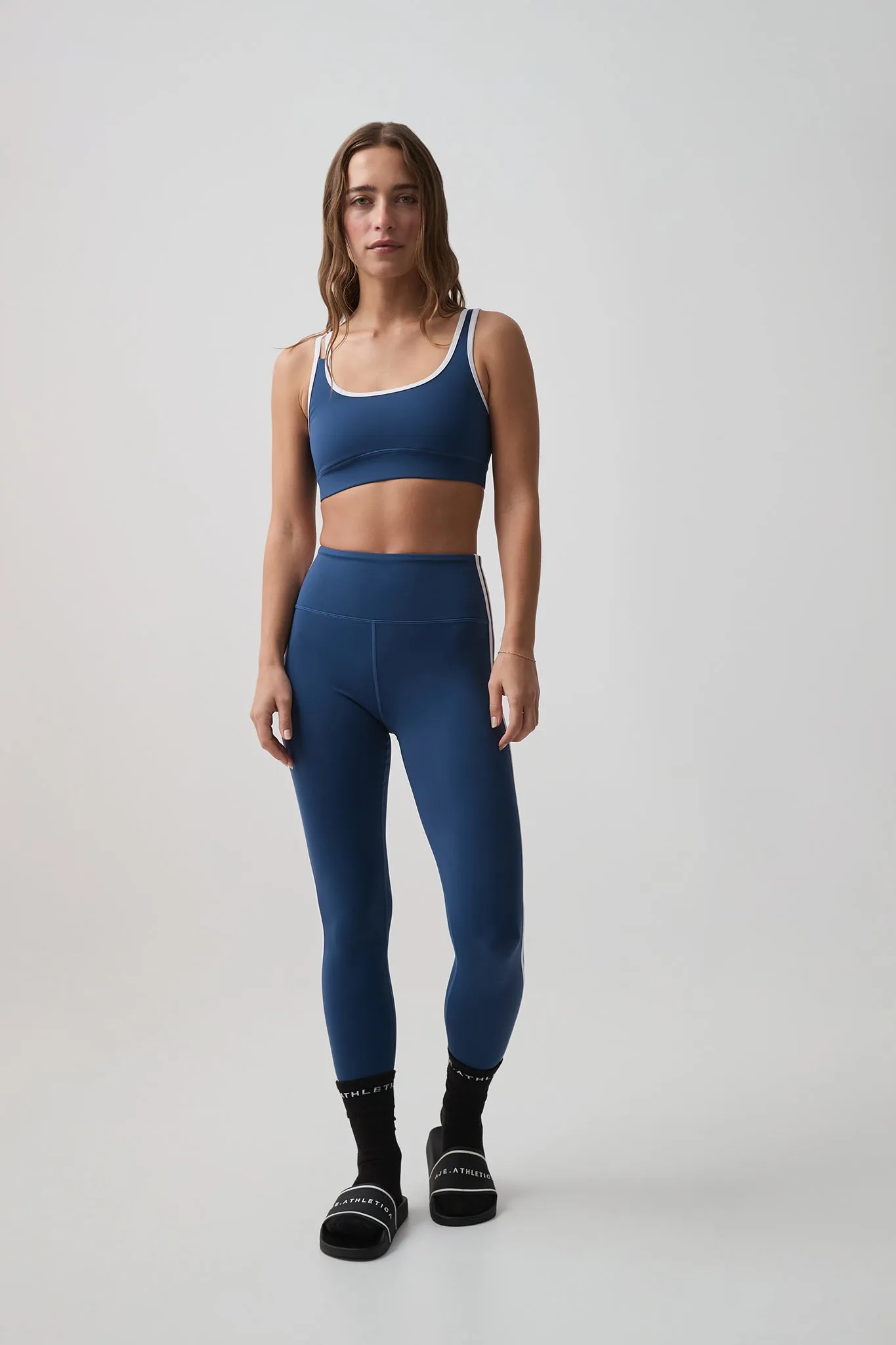 Contrast Piped Ankle Length Legging 203 sold by Aje