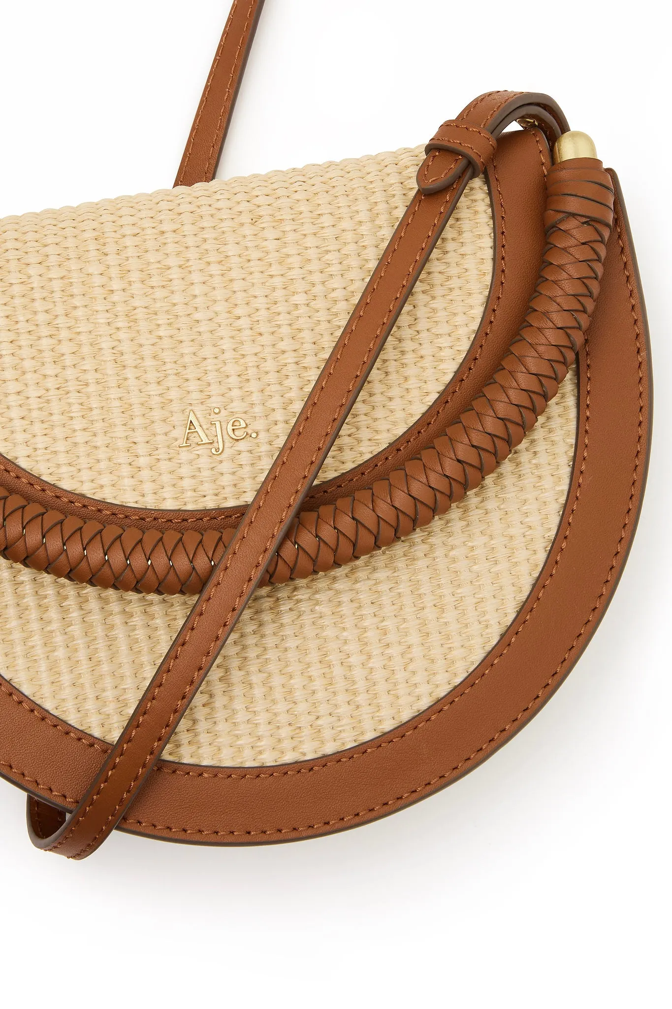 Norma Woven Crescent Clutch sold by Aje product image thumbnail 4