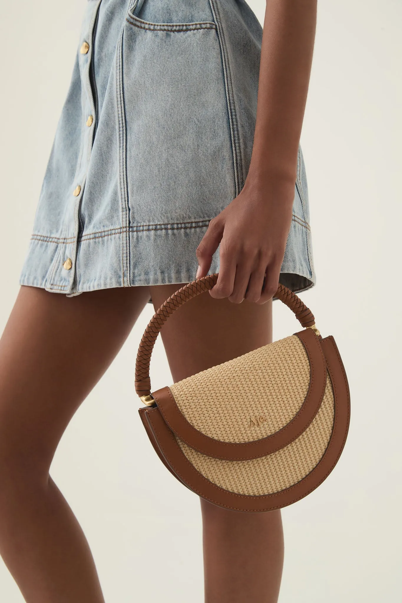 Norma Woven Crescent Clutch sold by Aje product image thumbnail 3