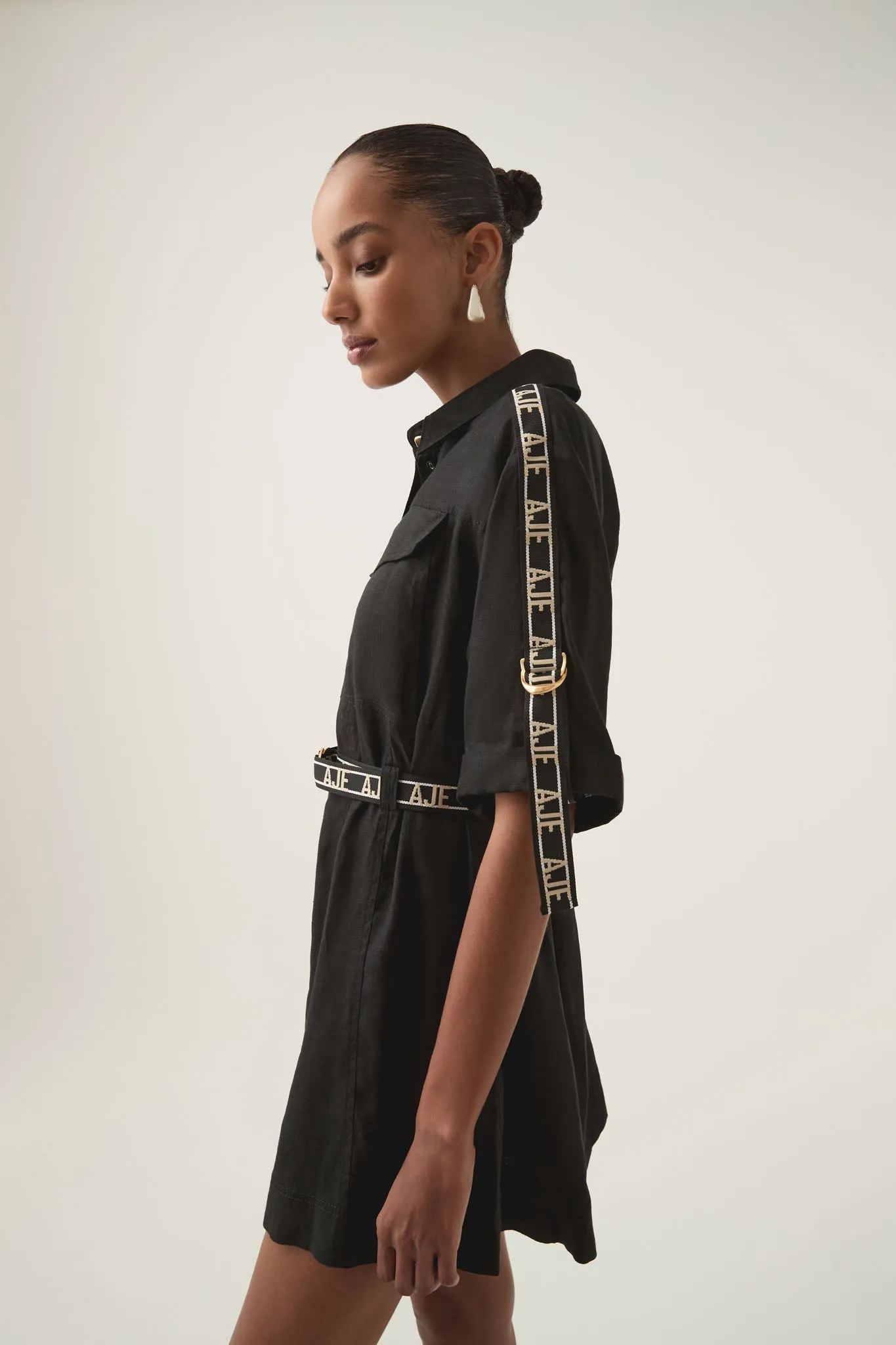 Imogen Logo Mini Dress sold by Aje product image thumbnail 5