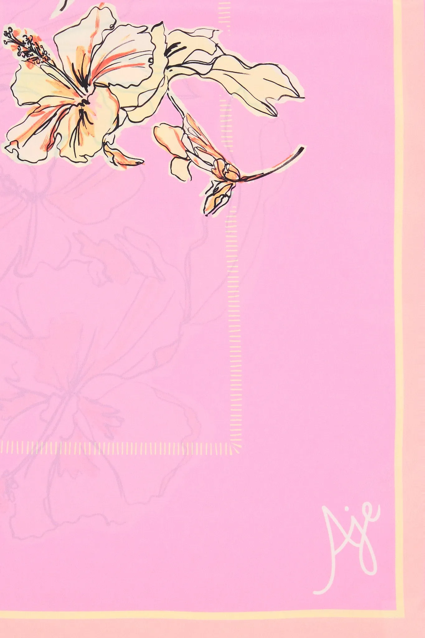Flourish Silk Scarf sold by Aje product image thumbnail 4